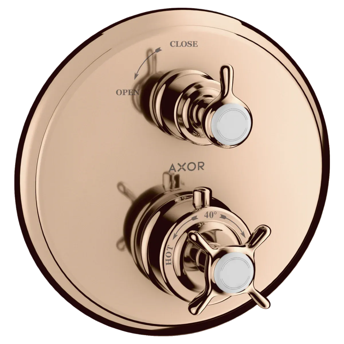 Axor Montreux Innebygd Termostatmodul med kryssgrep og avsperring - 1 uttak
