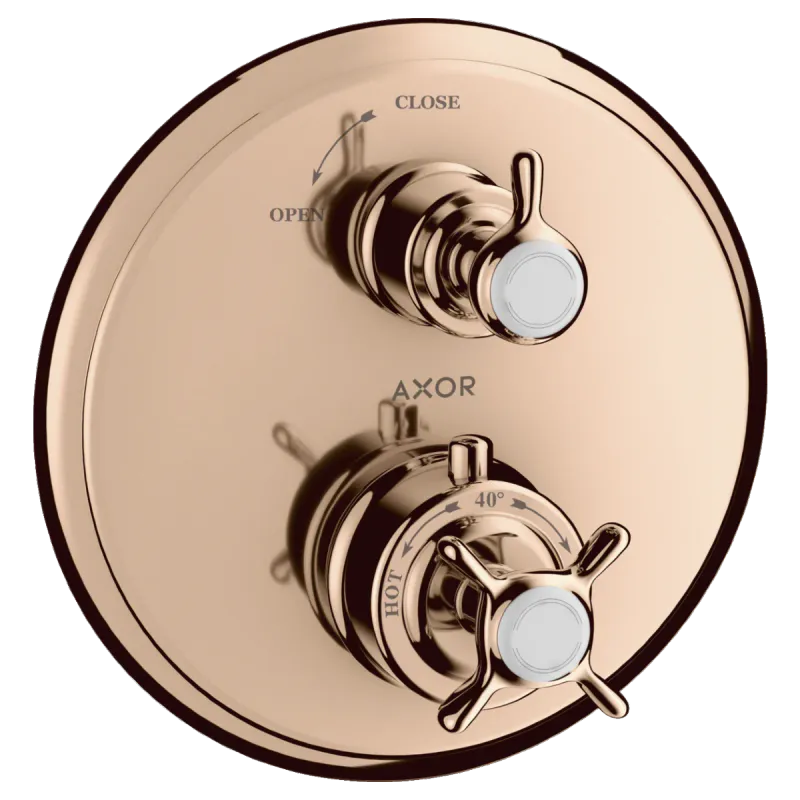 Axor Montreux Innebygd Termostatmodul med kryssgrep og avsperring - 1 uttak
