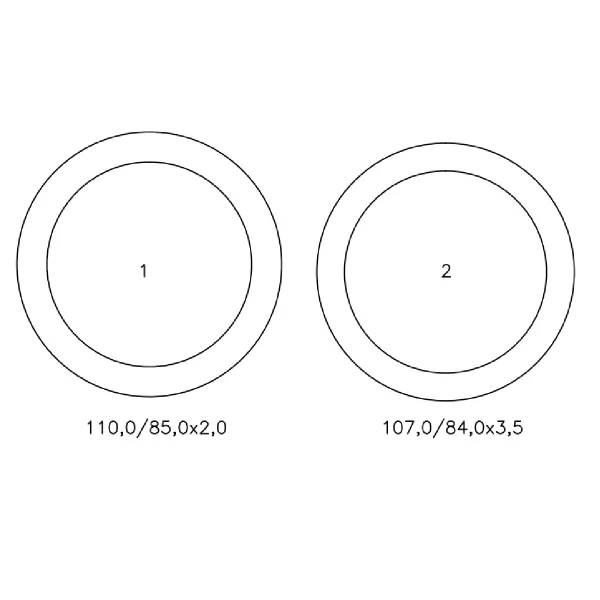 Hovedbilde Heidenreich Gummi/Skum-Pakningssett for kjøkkenkum