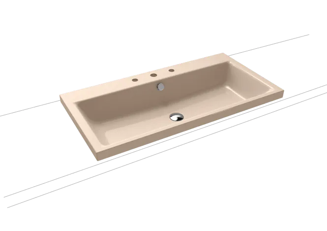 Hovedbilde Kaldewei PURO Mod 3155 Toppmontert Servant, 90x46 cm, Bahama Beige, 3 ...