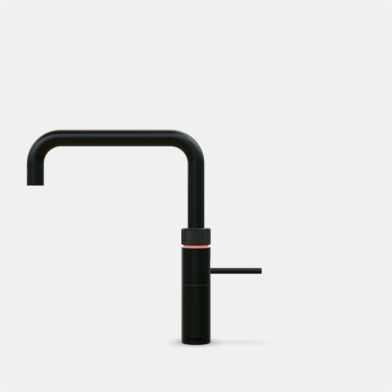 Quooker Fusion square sett m. 3 l. Sort