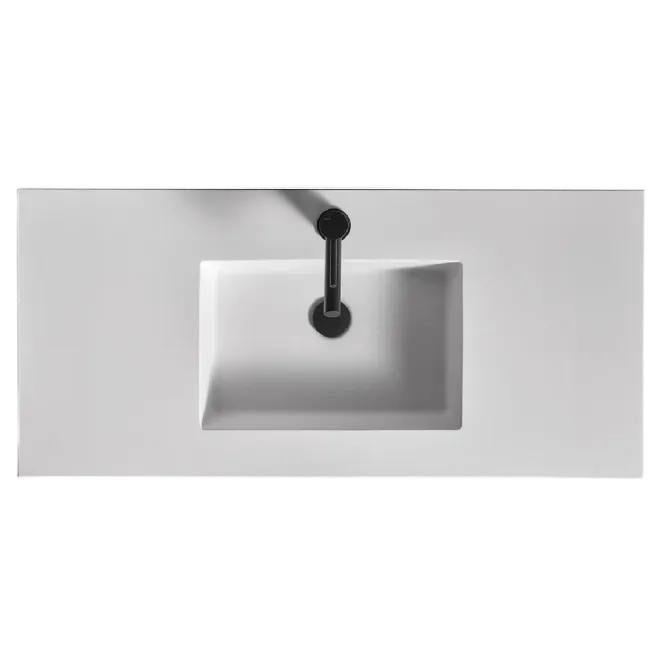 Hovedbilde OUTLET: Haven WSIG/81 White Solid Integrated Sink – Matt hvit