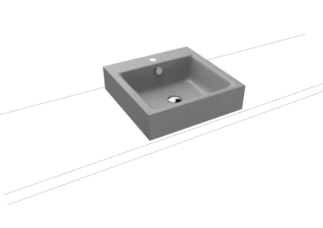 Hovedbilde Kaldewei PURO Mod 3156 Toppmontert Servant, 46x46 cm, Cool Grey 30, 1 ...