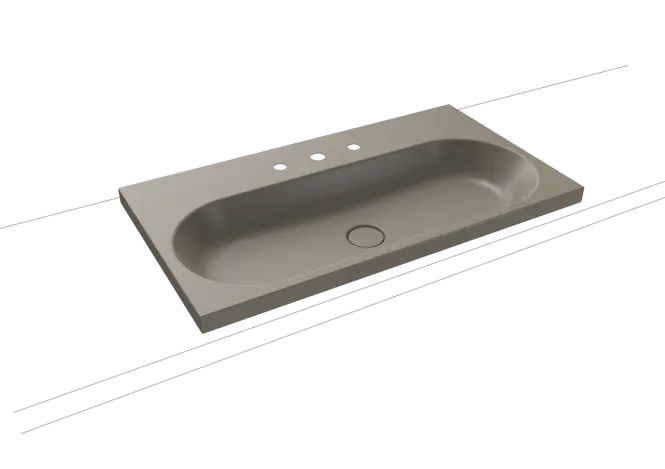 Hovedbilde Kaldewei CENTRO Mod 3056 Toppmontert Servant, 90x50 cm, Warm Grey 60, ...