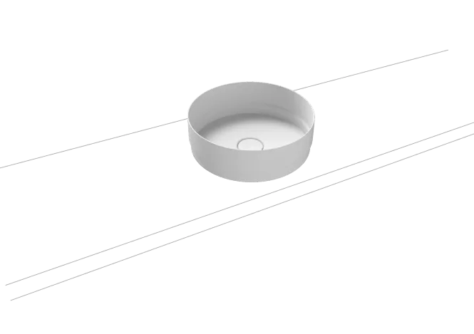 Hovedbilde Kaldewei NUEVA Mod 3191 Toppmontert Servant, 38x38 cm, Alpine White ...