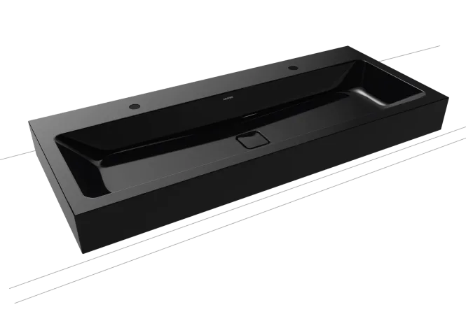 Hovedbilde Kaldewei CONO Mod 3091-D Dobbel Vegghengt Servant, 120x50 cm, Black, ...