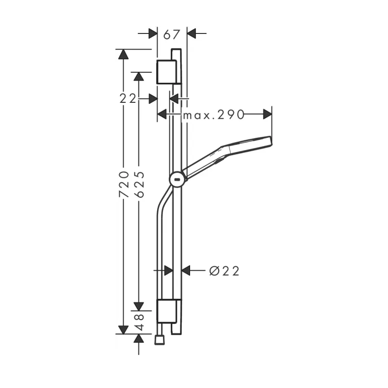 Hansgrohe Rainfinity Dusjgarnityr 130 3jet