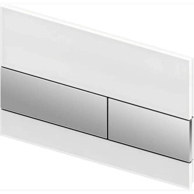 Hovedbilde TECEsquare betjeningsplate - glass