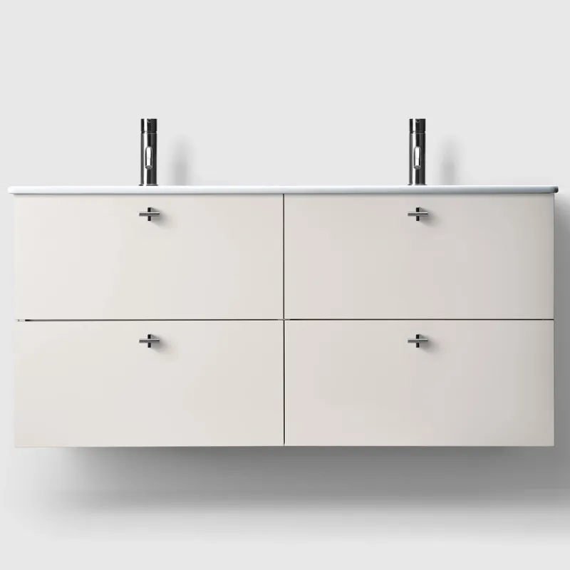 Haven H3 servantskap 120 cm med dobbel porselensservant