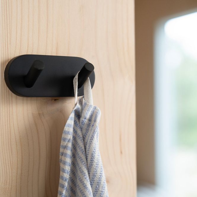 Hovedbilde Smedbo HOME Dobbel Krok, Sort